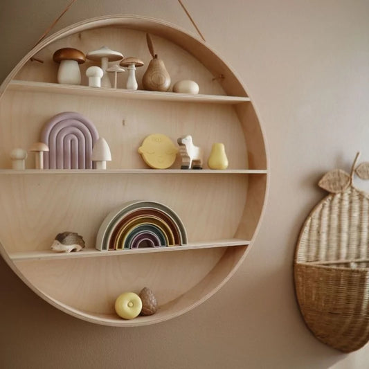 Mushie stapeltoren Regenboog | Tropical