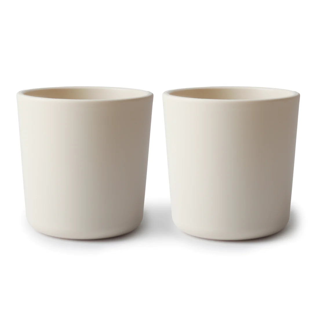 Mushie beker set van 2 | Ivory