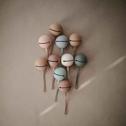 Mushie Siliconen fopspeen case | Shifting sand