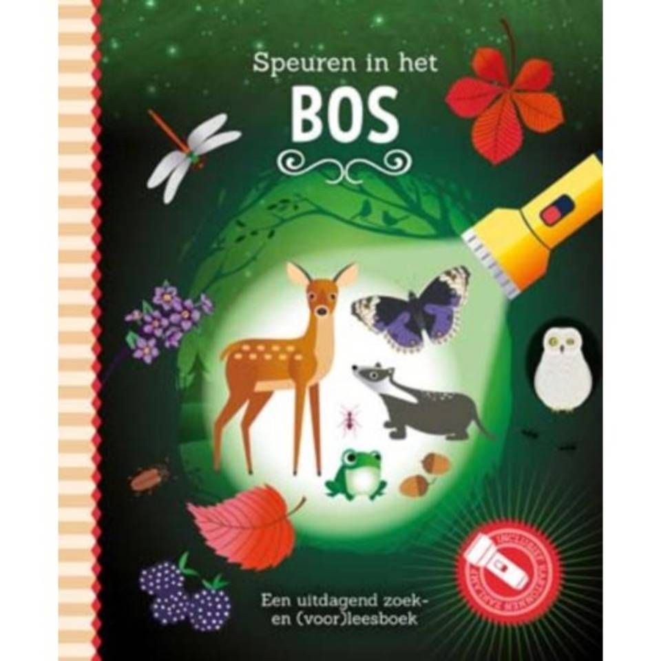 Zaklampboek - Speuren in het bos