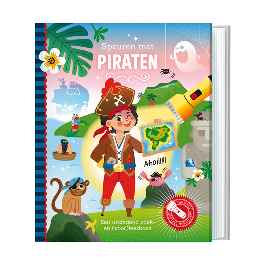 Zaklampboek - Speuren met piraten