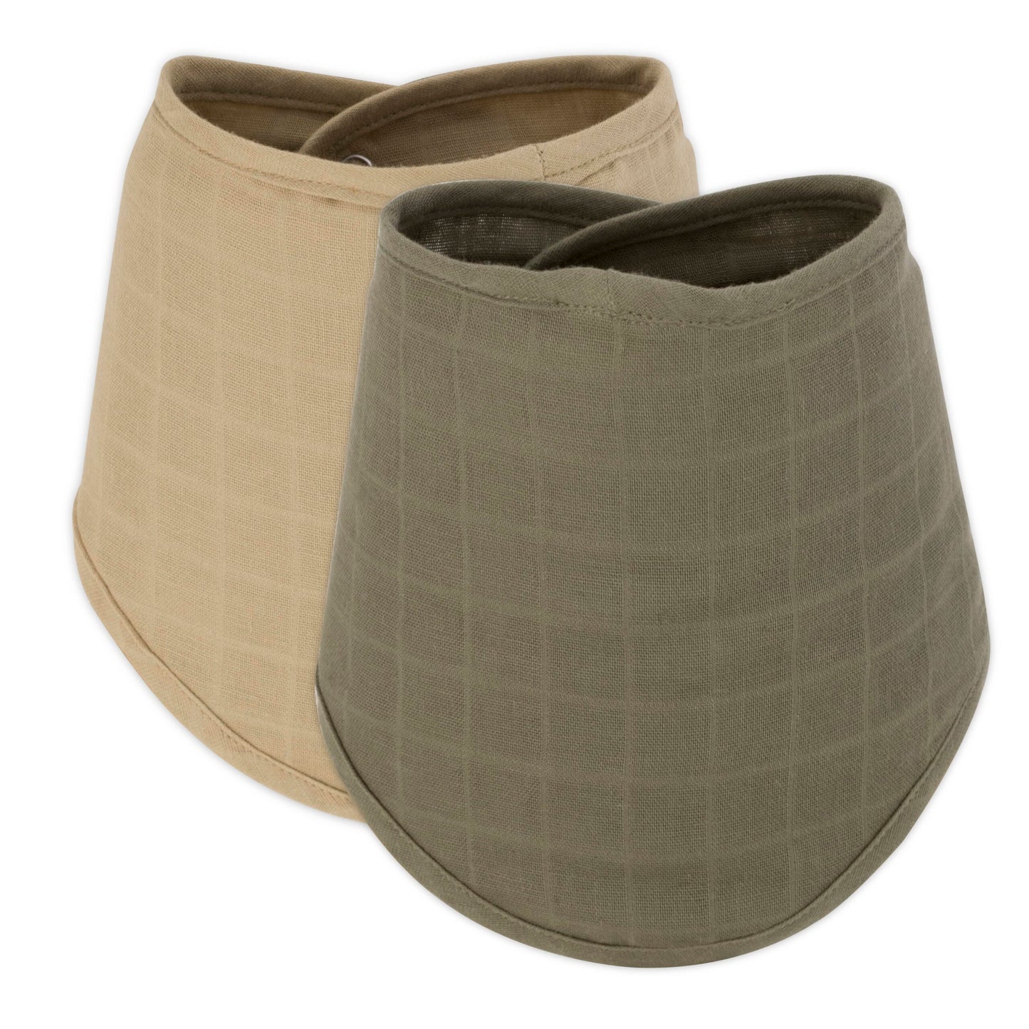 Bandana Slabbertjes (2st) “Dusty Olive”