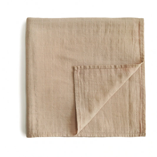 Mushie swaddle | Pale Taupe