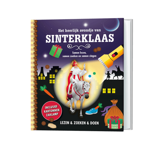 Zaklampboek - Het heerlijk avondje van Sinterklaas