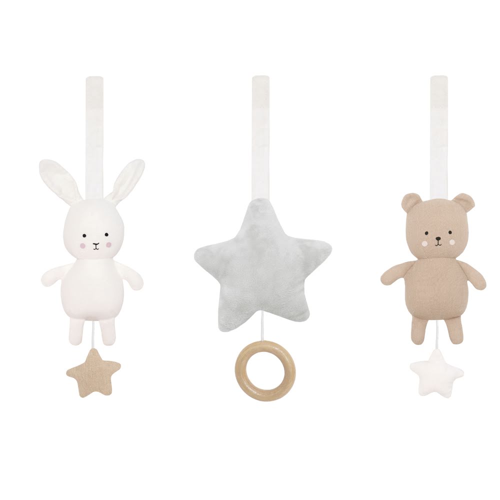 Babygym speelgoed Teddy & Bunny