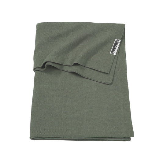 Ledikantdeken Knit Basic - Forest Green