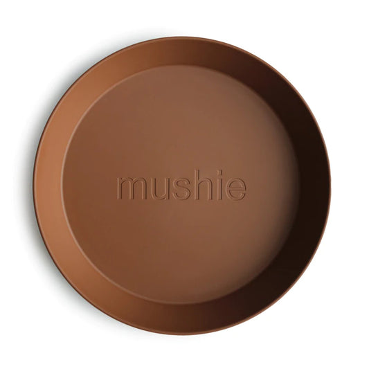 Mushie bordjes rond set van 2 | Caramel