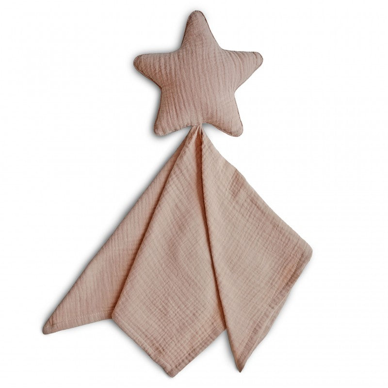 Mushie knuffeldoekje | Lovey blanket Star Naturel