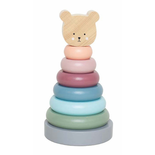 Houten stapelring Teddy